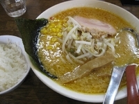「自家製こってり味噌らーめん800円（太麺、麺固め、味濃いめ、コッ」@麺や 天鳳の写真
