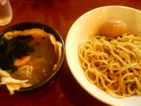 「味噌つけ麺+大チャーシュー+味玉」@中華そば かつを軒の写真