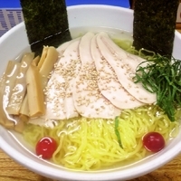 「冷し塩ラーメン」@元祖一条流がんこ 八代目の写真