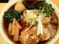 「半熟味玉らぁ麺」@生姜醤油専門 我武者羅 幡ヶ谷本店の写真