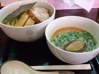 「煮干豚骨つけ麺」@らぁめん居酒屋 龍音の写真