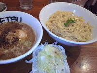 「ネギひやもり+味玉」@つけめんTETSU 京都拉麺小路店の写真
