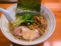 「《夜の部》醤油らーめん￥500」@あぢとみ食堂の写真