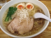 「塩ラーメン（平打ち麺 ￥750）」@ら麺屋の写真