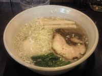 「煮ちゃーしゅー麺650円+平日ランチBセット（煮卵+ゆで餃子）1」@麺らいけんの写真