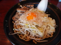 「まぜそば（ノーマル）」@継承 あっ晴れ 関店の写真