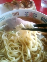 「自家製ラーメン大盛り ￥700」@まるめん さむらいの写真