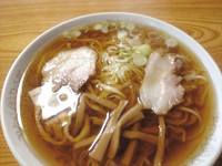 「ラーメン（麺硬め） 550円」@森田屋 田沼支店の写真
