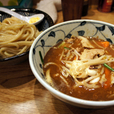 江戸前つけ麺（濃厚系）大盛 野菜つけ麺（サッパリ系）中盛