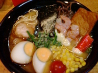 「熊本ラーメンと角天と海老（700円）」@肥後っ子 大石家の写真