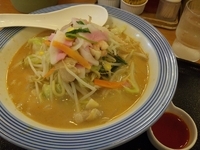 「長崎ちゃんぽん「赤」690円」@長崎ちゃんぽん リンガーハット 葛飾新宿店の写真