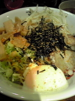 「油そば+万人力トッピング￥900」@油そば専門店 万人力の写真