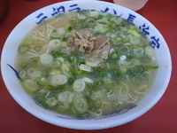 「ラーメン（カタ）」@元祖ラーメン長浜家の写真