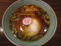 「Bセット（らあめん、餃子3個）（950円）」@らぁめん ひら石の写真