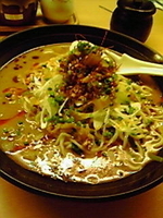「冷にぼタンタン麺」@らあめん工房 まんぼぉの写真
