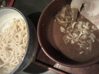 「つけそば2代目（仮）200g 750円」@群青の写真