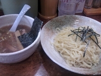 「つけめん+ランチサービスライス」@つけ麺処 無庵 山吹町店の写真