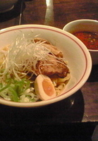 「トマトつけ麺」@麺部屋 綱取物語 白石店の写真
