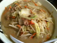 「鶏タンメン（850円）」@鶏そば専門店 前略。まるきゅうの写真