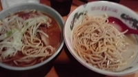 「つけ麺（あつもり、麺少なめ、ニンニク少なめ）」@ラーメン二郎 八王子野猿街道店2の写真