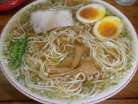 「煮卵入り中華そば（620円）」@中華そば みずさわ屋の写真