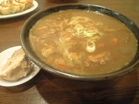 「カレーらーめん」@手打ちラーメン 恒の写真