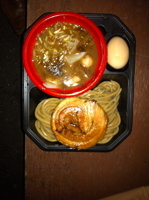 「「中華蕎麦 とみ田」 厳選 国産小麦+全部のせ」@大つけ麺博 浜松町駅前特設会場の写真