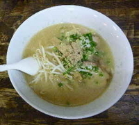 「とんこつ塩（690円）」@長州 風の子ラーメンの写真
