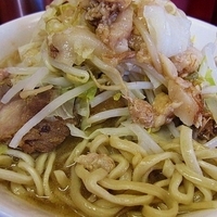 「小ラーメン（麺少なめ）ニンニクあぶら  650円」@ラーメン二郎 ひばりヶ丘駅前店の写真