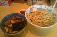 「辛つけ麺 大盛」@くり山の写真