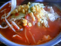 「チリトマトラーメン? （ 詳細失念w ）」@麺や 和の写真