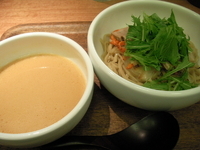 「チャーシュー野菜豆乳つけめん」@アイバンラーメンPlusの写真