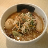 「野菜カレーら〜めん+味玉」@IBUKI つけめん DININGの写真