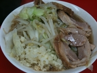 「ラーメンLight小（500円）+豚（150円）+ニンニクトッピ」@ドン-キタモトの写真