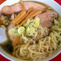 「手打ちチャーシュー（麺硬め）￥700」@一品香 駅南店の写真