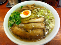 「焼豚麺（大盛り）」@麺屋ひょっとこの写真