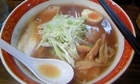 「醤油ラーメン（太麺）600円」@みぞのくち野郎の写真