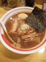 「ラーメン 味玉【750円】」@らーめん 田の写真