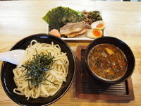 「博多つけ麺 全部のせ（大盛り）」@二代目 白神の写真