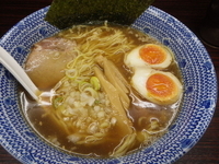 「ら～めん+煮玉子」@つけ麺 竜王の写真