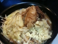 「川口+チーズ/野菜、ニンニク」@自家製麺 キリンジの写真