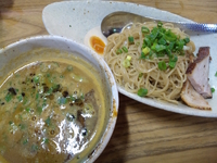 「カレーつけ麺（800円）」@まんねん 梅田本店の写真