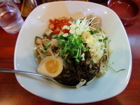 「男の油そば塩」@こだわりラーメン びっくりの写真