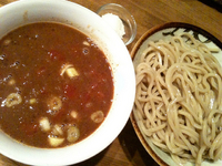 「【限定】カレーつけめん並盛（880円）」@馳走麺 狸穴の写真