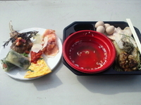 「ラァメン家 69’N’ ROLL ONE×黄金の塩らぁ麺 due」@大つけ麺博 浜松町駅前特設会場の写真