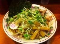 「特濃油そば 大盛」@武蔵野アブラ学会 早稲田総本店の写真