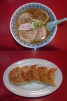 「チャーシューメン+餃子」@とかのの写真