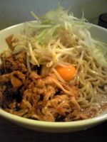 「油そば+豚2枚￥800」@らーめん こじろう526 日暮里店の写真