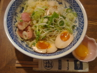 「油そば大盛+味玉」@燦燦斗の写真