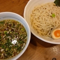 「醤油つけ麺半熟味付玉子入り」@麺処 びぎ屋の写真